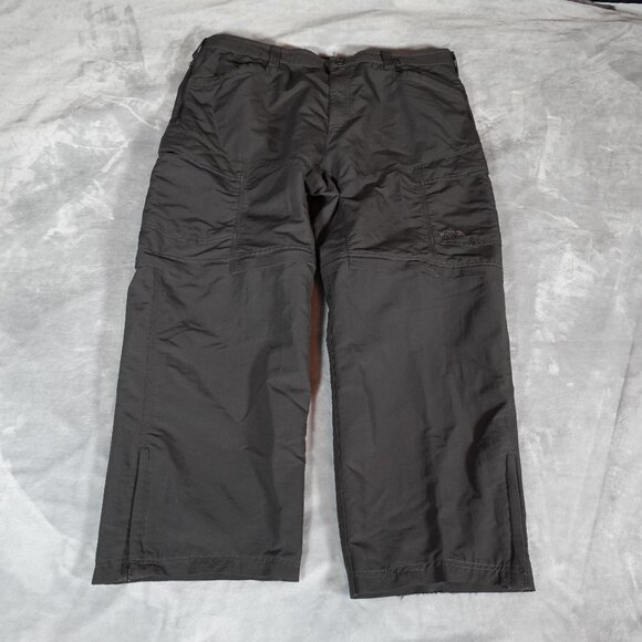 The North Face Convertible Hiking Pants Mens 2XL 28” Altered Length Gray READ! - Picture 1 of 13